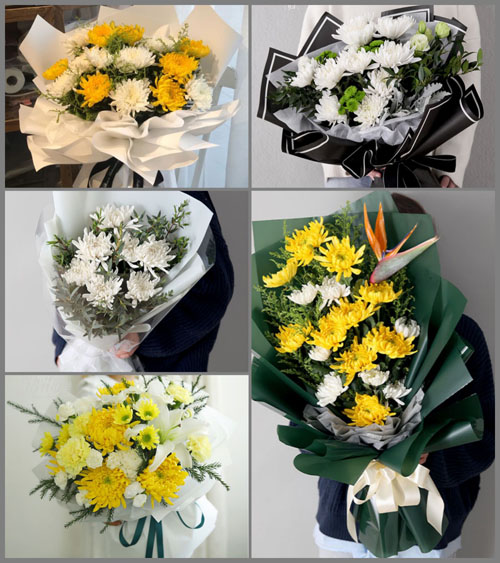 陕西铜川市耀州区石柱镇白事花束代送